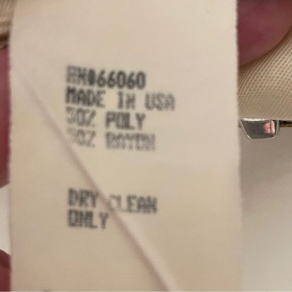 Vintage Francine Browner Midi Fringe Button Belted Wrap Skirt Cream Lt Yellow 7 - Picture 11 of 14